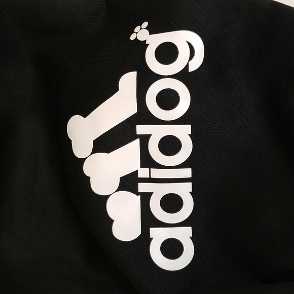 Pet sweater AdiDog Stylish Dog Hoodie Black spirt new - Picture 11 of 11